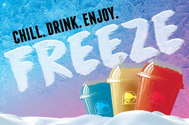 Taco Bell Frozen Beverage Display