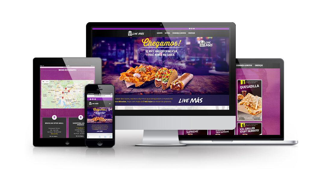 Taco Bell Colombia Website