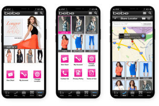 bebe Mobile App Design
